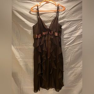 Brown formal dress, size 14